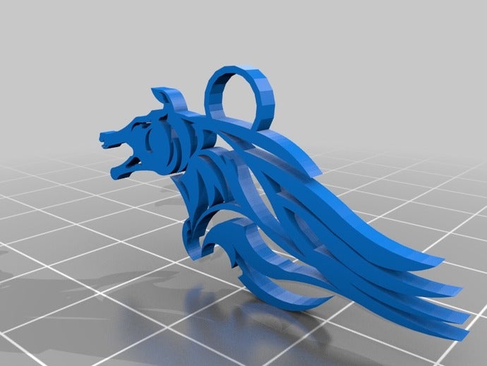 caballo pendiente aretes la diversión niña joyería escultura las mujeres 3D print model - Mito3D