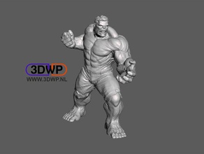 hulk 3d scan scans & replicas action figure avengers einscan einscan-s figurine marvel comics meshmixer scanner sculpture shining3d statue 3d print model - Mito3D