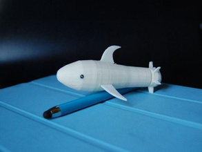 sharky requin les jouets jeux piscine 3d print model - Mito3D
