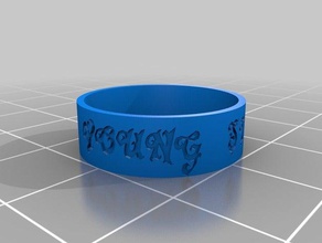 young stunner rings customized 3d print model - Mito3D