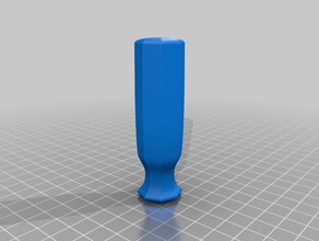 profiled handle 3d printing customized 3d print model - Mito3D