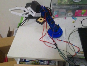 brazo robótico la robótica arduino el robot del 3d print model - Mito3D