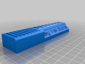 2015-09-01 customized usb stick sd card holder organization 3d print model - Mito3D