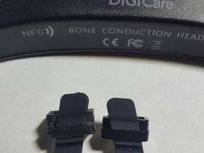 digicare do bone conduction headphones rubber holder audio repair 3d print model - Mito3D