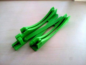 scissor mechanism spool holder clip 3d printer accessories filament-spool filamentchallenge filament 3d print model - Mito3D