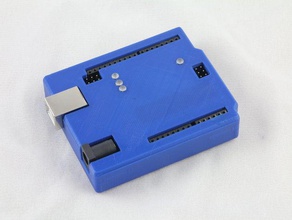 arduino uno snug case electronics 3d print model - Mito3D