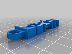 lorin key chain organization customized 3d print model - Mito3D