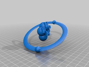 helium-atom 3d-drucken 3d print model - Mito3D