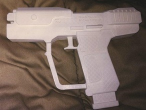 m6g magnum pistol 1 props 3d print model - Mito3D