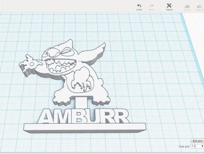 remix de la puntada amburr añadido criaturas 3d print model - Mito3D