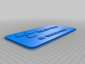 pe signos logotipos personalizado 3d print model - Mito3D