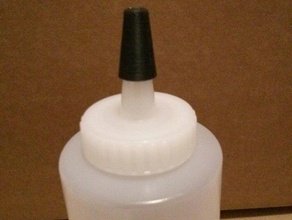 anpassbare squeeze-Flasche Deckel Container Flasche cap customizer 3d print model - Mito3D