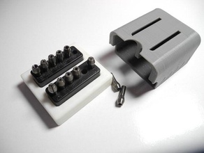 proxxxon collet set holder tool holders & boxes rack proxxon 3d print model - Mito3D