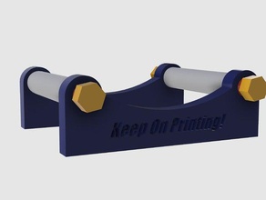 free standing spool holder 3d printer accessories delta filament filamentchallenge reprap 3d print model - Mito3D