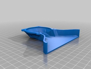 perfil baixo psu duto do ventilador Impressora 3d de peças o blender a fonte alimentação 3d print model - Mito3D