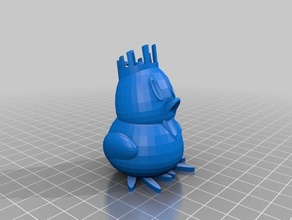 Spielzeug - chicken king & Spiele Huhn doll utechlab 3d print model - Mito3D