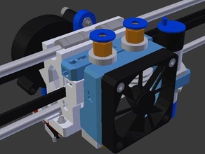 smartrapcore twin cabeça projecto v51 Impressora 3d de peças 3d print model - Mito3D