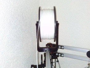 spoolholder 20x20mm aluprofil Stampante 3d parti delta stampante filamentchallenge filamento 3d print model - Mito3D