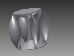 piccola turbina di vento verticale altri 3d asse esperimento fin pinne mendel modello motore parte pla reprap strumento aggiornamento utile 3d print model - Mito3D
