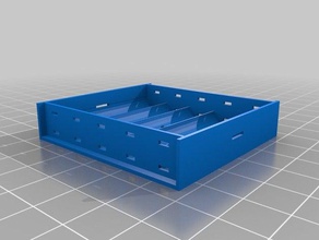 5x batteria aaa caso semplice di piccole dimensioni l'elettronica arduino porta 3d print model - Mito3D