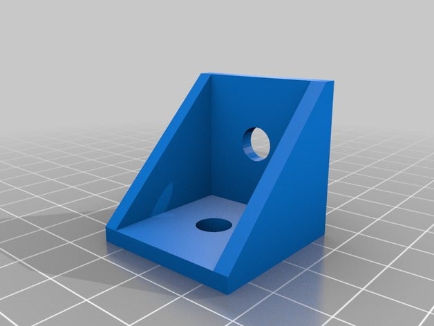 suporte do agregado familiar 90 De graus monte 3D print model - Mito3D