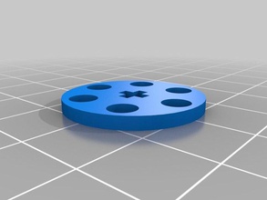 bitbeam shaft encoder wheel construction toys 3d printer toy dc motor gridbeam lego technic 3d print model - Mito3D