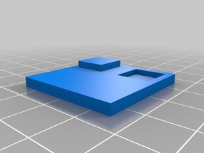 cuadrado conector el snap snapfit encajan juntos 3d print model - Mito3D