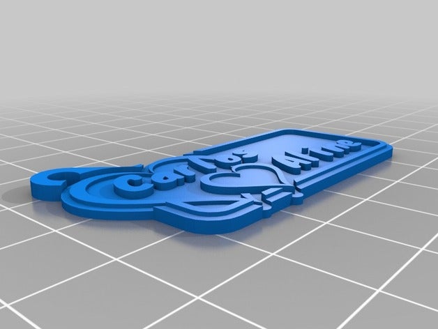 carlos e aline Anahtarlık özelleştirilmiş 3D print model - Mito3D