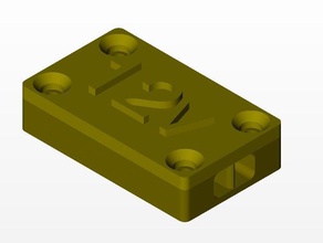 fio arrumado 12volt eletrônica suporte do gerenciamento de arame 3d print model - Mito3D