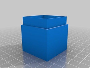 40x40mm bot Container kundengebundene 3d print model - Mito3D