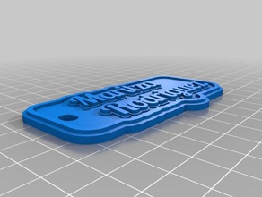 m Anahtarlık organizasyon özelleştirilmiş 3d print model - Mito3D