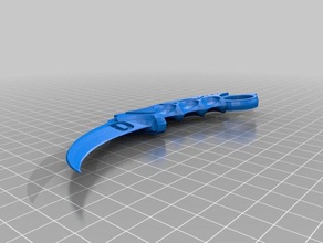 copia cuchillo karambit cs go La impresión en 3d 3d print model - Mito3D