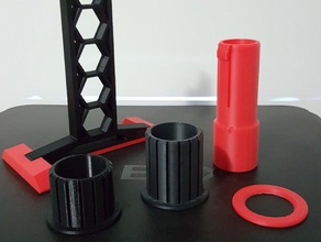 caixa de spool titular Impressora 3d acessórios 123d design filamento rolo upbox até 3d print model - Mito3D
