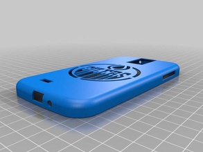edmonton oilers galaxy s4 étui de téléphone mobile 3d print model - Mito3D