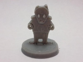 flatminis pookah badger soldier toys & games wayfarer 3d print model - Mito3D