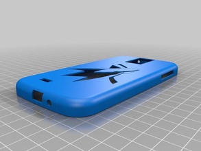 san jose sharks galaxy s4 phone case mobile 3d print model - Mito3D