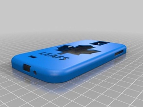 toronto maple leafs galaxy s4 phone case mobile 3d print model - Mito3D