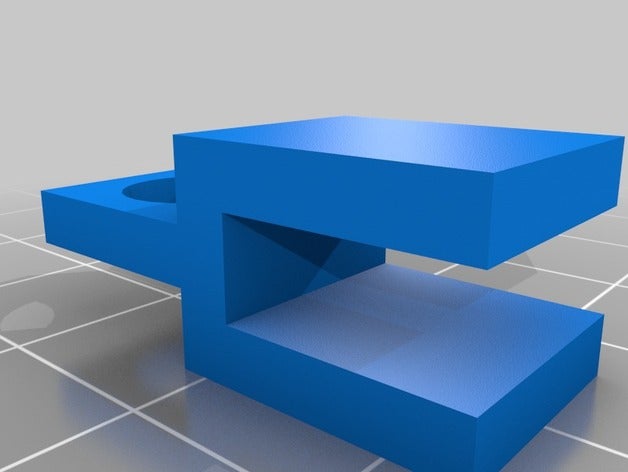piccolo pulsante mount 3D print model - Mito3D