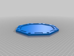 octagon poker table 3d printing 3d print model - Mito3D