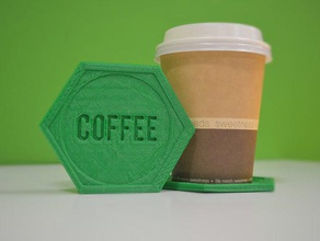 utech lab coffee coaster kitchen & dining mug utechlab 3d print model - Mito3D