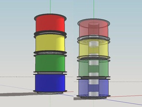 vertikale Weise 3d Drucker Zubehör genial filament filamentchallenge filament-Spule spool holder spool-Halter 3d print model - Mito3D
