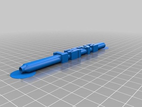 özelleştirilmiş bıc kelime kalem larva benim ofis 3d print model - Mito3D