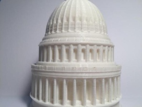 united states capitol dome buildings & structures architecture model scale us washington dc 3d print model - Mito3D