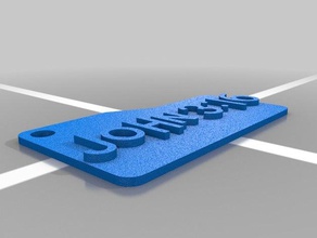keychain my name 3d print model - Mito3D