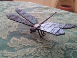 dragonfly heykeller böcek 3d print model - Mito3D