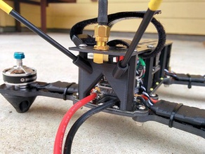 support d'antenne minion mini h quad r c véhicules de l'antenne drone 3d print model - Mito3D