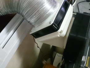wanhao d4s extrator de filtro olor abs extractor fumos Impressora 3d acessórios 3d print model - Mito3D