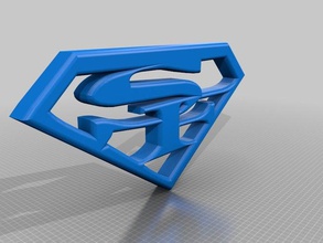 49ers superman logo other 3d print model - Mito3D