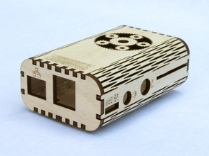 flexpi flexible raspberry pi case electronics 3mm acrylic laser cut linux mdf plastic plywood 3d print model - Mito3D
