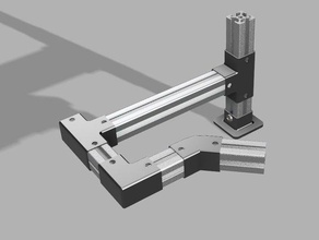components modular profile 20x20 robotics 3d print model - Mito3D